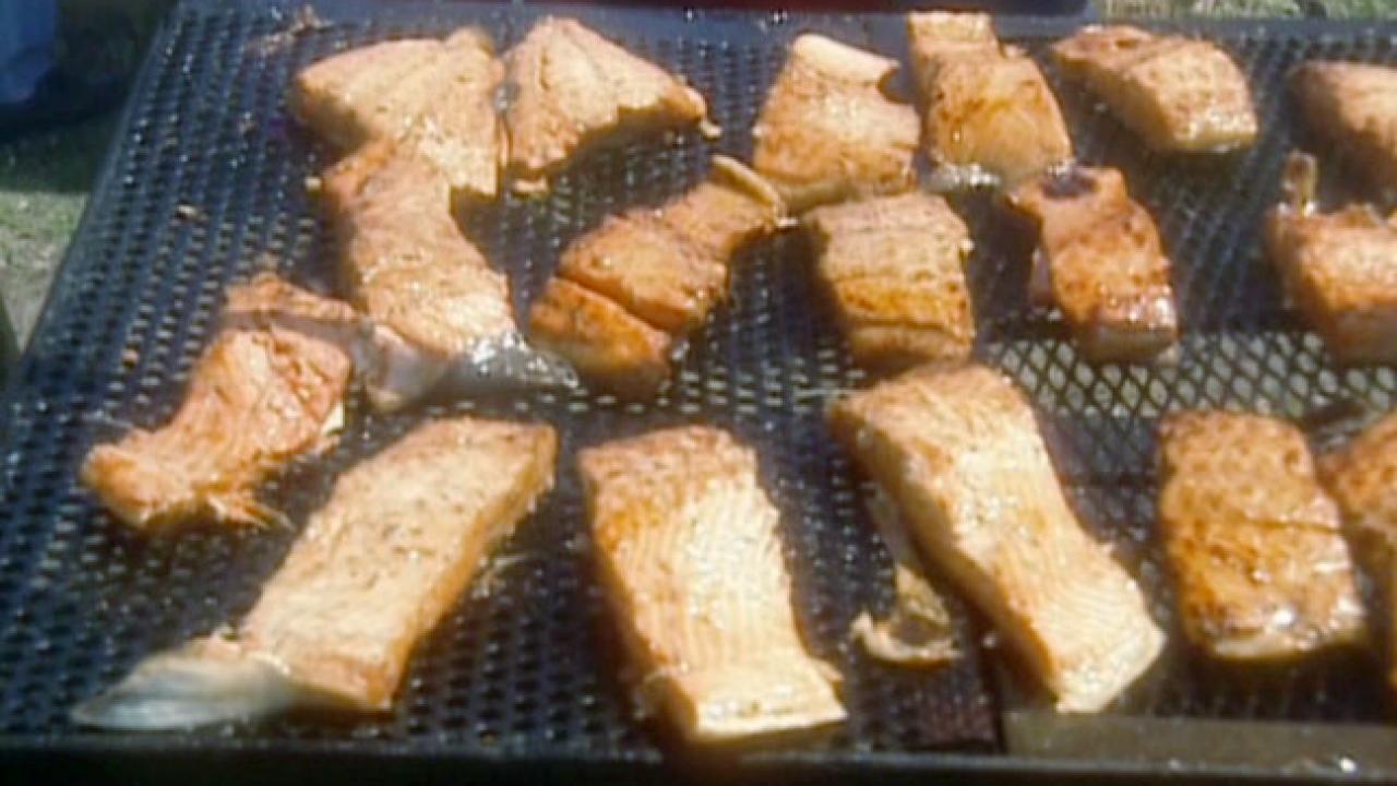 Two Tons of Grilled Salmon