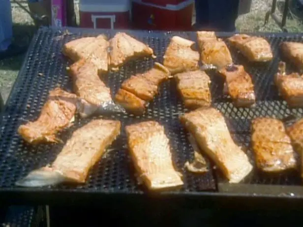 World's Largest Salmon BBQ Recipe | Food Network