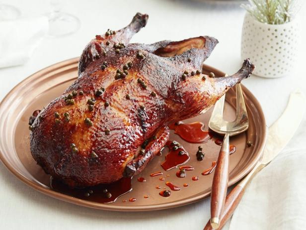 Whole Duck with Green Peppercorn Glaze_image
