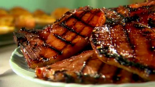 Grilled smoked pork best sale chops
