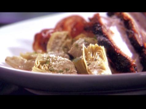 Braised Baby Artichokes