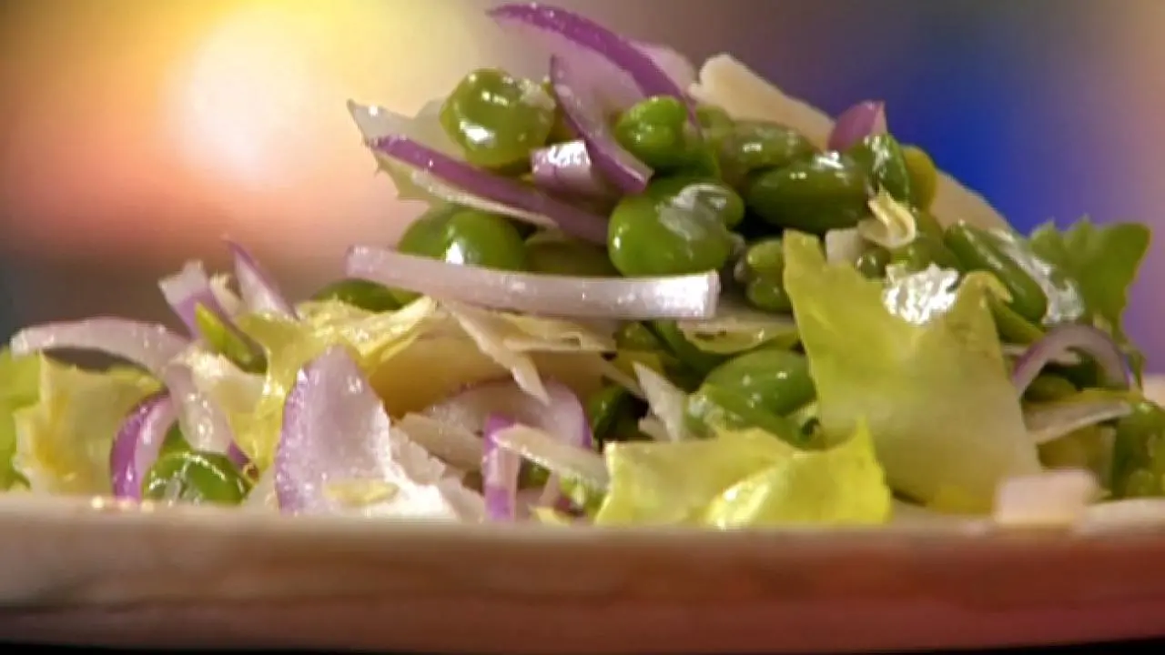 Fava Bean and Pecorino Salad