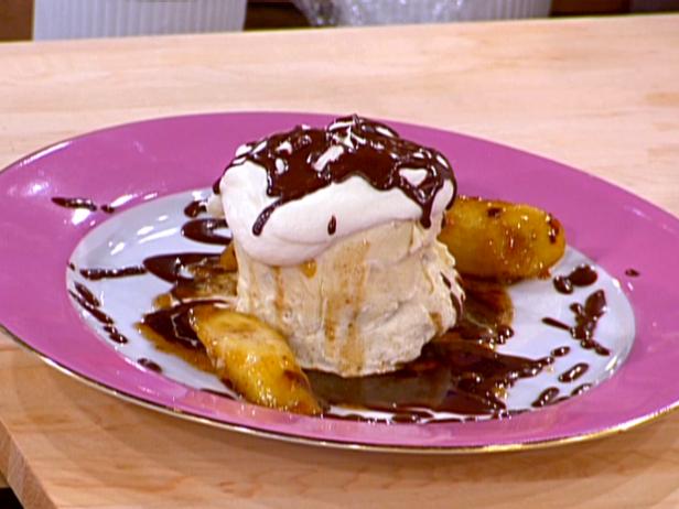 Frozen Caramelized Banana And Chocolate Bombe Recipe Emeril Lagasse Food Network