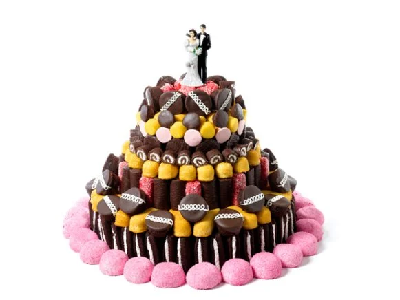 Snack Food Wedding Cake