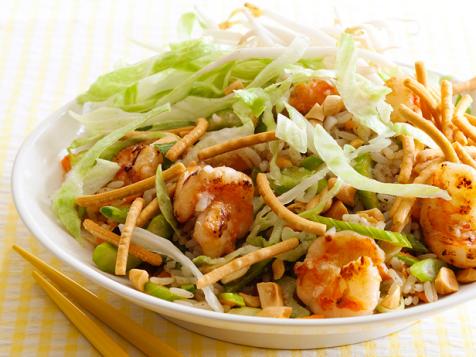 Asian Rice Salad With Shrimp