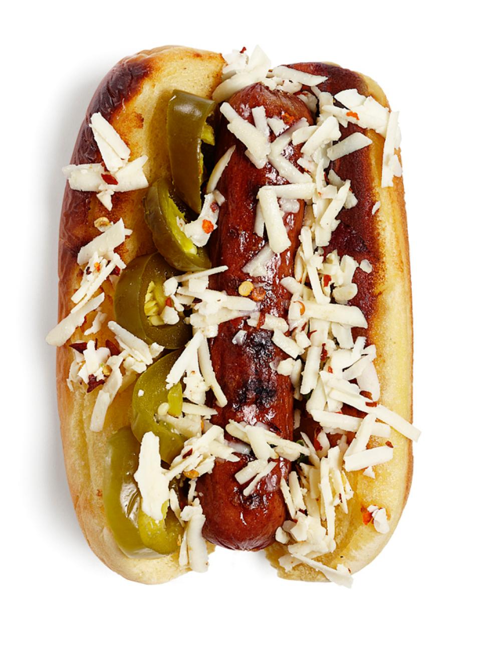 Easy Hot Dog Topping Ideas : Food Network | Hamburger and Hot Dog