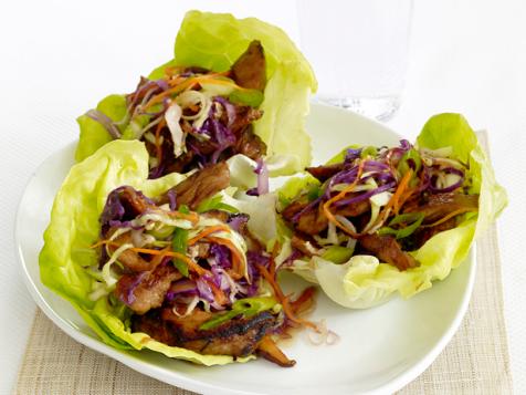 Moo Shu Pork in Lettuce Cups