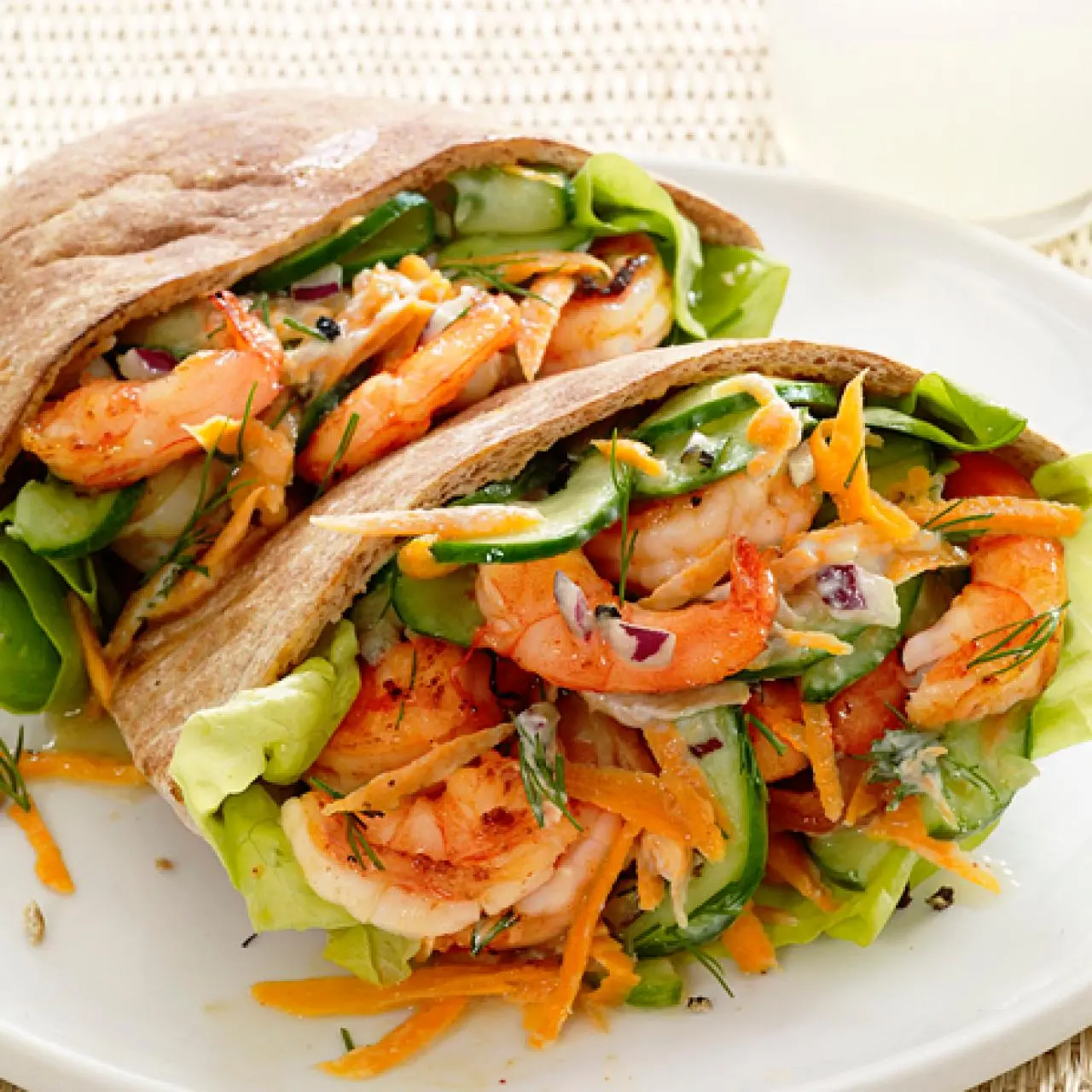 Shrimp-Salad Pitas