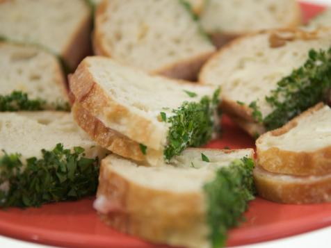 Prosciutto Finger Sandwiches with Spicy Peach Jam