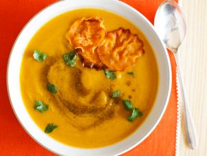 Curried Sweet Potato And Apple Soup