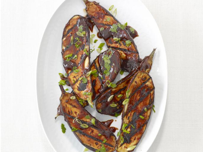 Hoisin Grilled Eggplant Recipe Food Network Kitchen Food Network