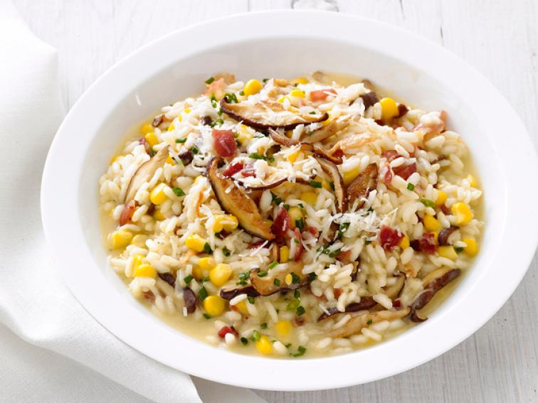 CornMushroom Risotto Recipe Food Network Kitchen Food Network