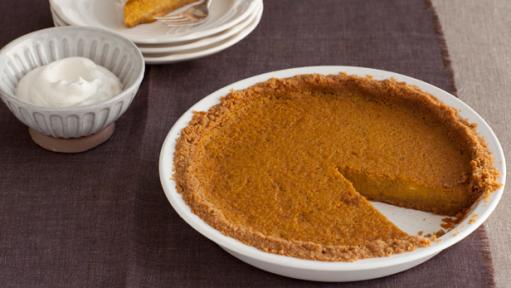 easy pumpkin pie recipe with graham cracker crust