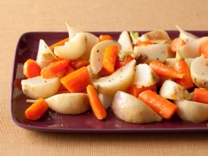 glazed carrots and turnips for thanksgiving side