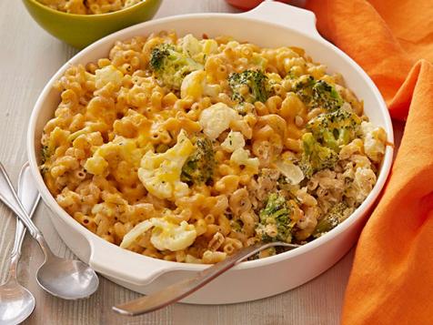 Broccoli and Cauliflower Gratin Mac n Cheese