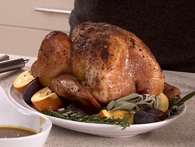 NoCal Smoked Roasted Turkey with Pumpkin Sage Gravy Recipe | Tyler ...