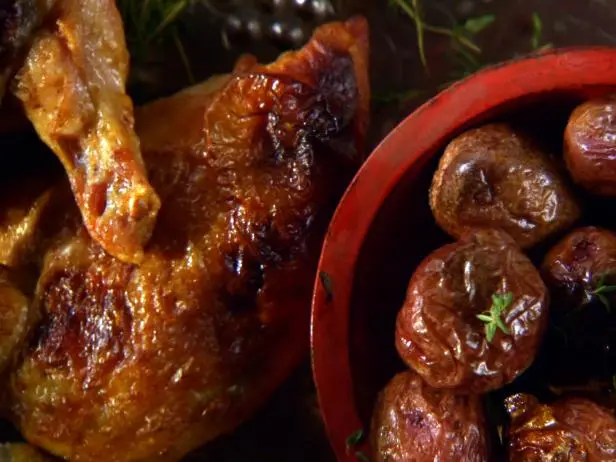 I Ain't Chicken Chicken: Crispy Roasted Chicken Breasts with Orange and Cardamom Recipe | Aarti Sequ