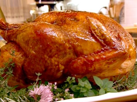 Fig-Glazed Roast Turkey with Cornbread Stuffing
