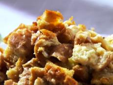Serve Sandra Lee's recipe for Sage and Mushroom Stuffing, from Sandra's Money Saving Meals on Food Network, as a part of your fall or Thanksgiving feast.
