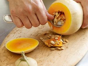 remove skin of butternut squash