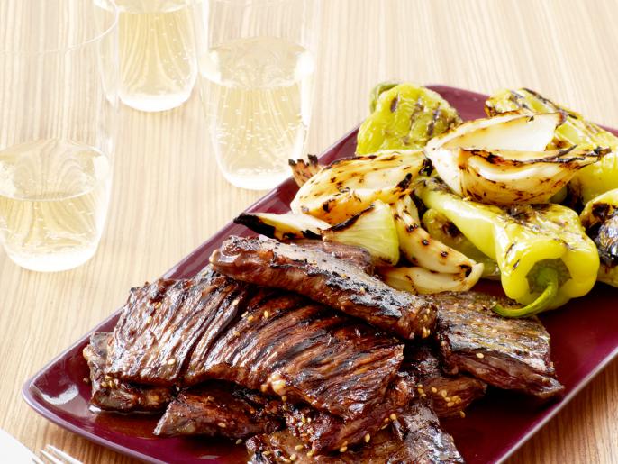 Grilled KoreanStyle Skirt Steak Recipe Food Network Kitchen Food Network