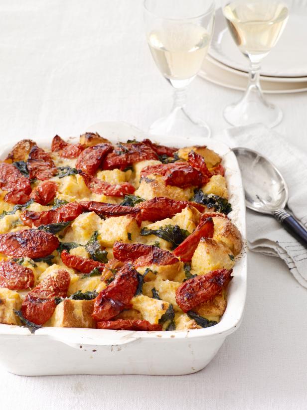 Sourdough Strata With Tomatoes and Greens