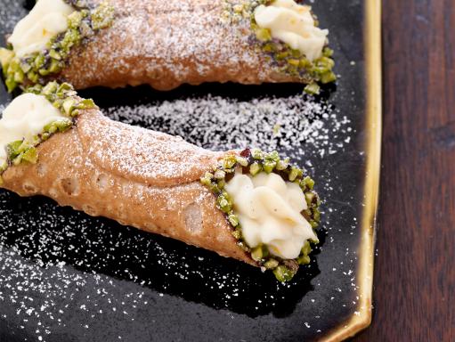 Chocolate-Pistachio Cannoli Recipe | Food Network Kitchen | Food Network