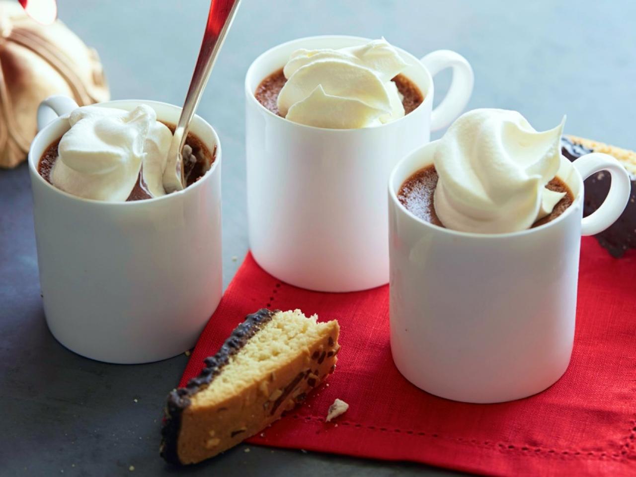 Chocolate Pots de Creme - Hot Chocolate Pots de Créme & Marshmallow