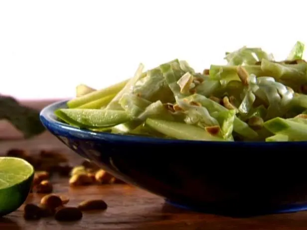 Apple-Lime-Peanut Slaw Recipe | Aarti Sequeira | Food Network