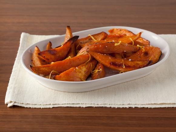 Maple-Roasted Sweet Potatoes Recipe | Food Network Kitchen | Food Network