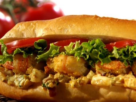 Shrimp and Pineapple Not-So Po' Boys