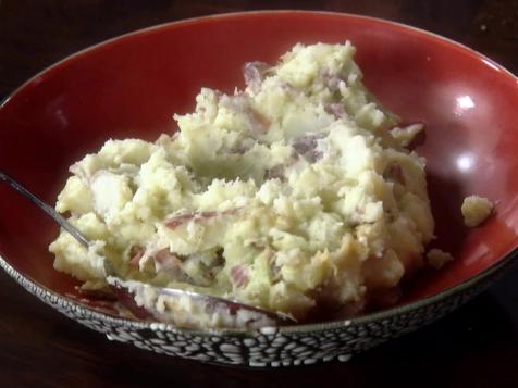 Wasabi and Roasted Garlic Mashed Potatoes