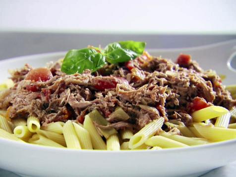 Pork Ragu Over Penne