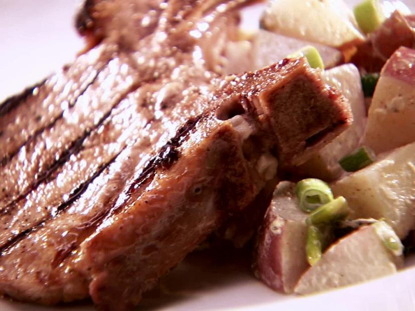 Grilled Apple Brined Pork Chops Recipe Sandra Lee Food Network,Green Cooked Cabbage