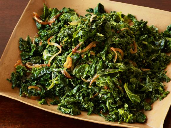 Hearty Winter Greens Saute Recipe | The Neelys | Food Network