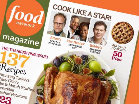 Food Network Magazine: November 2011 Recipe Index