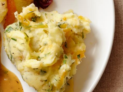 Buttermilk Mashed Potatoes With Mixed Herbs and Cheddar