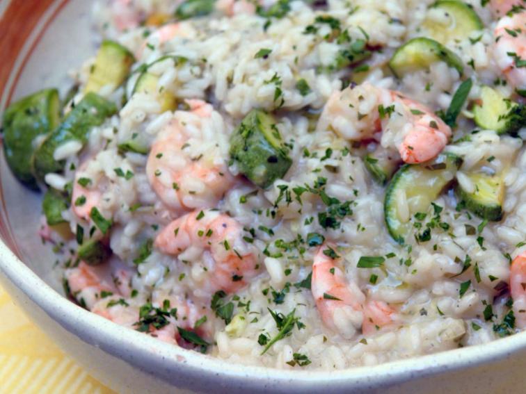 Shrimp and Zucchini Risotto Recipe Food Network