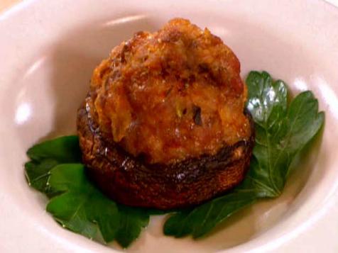 Pork and Pancetta Stuffed Mushrooms