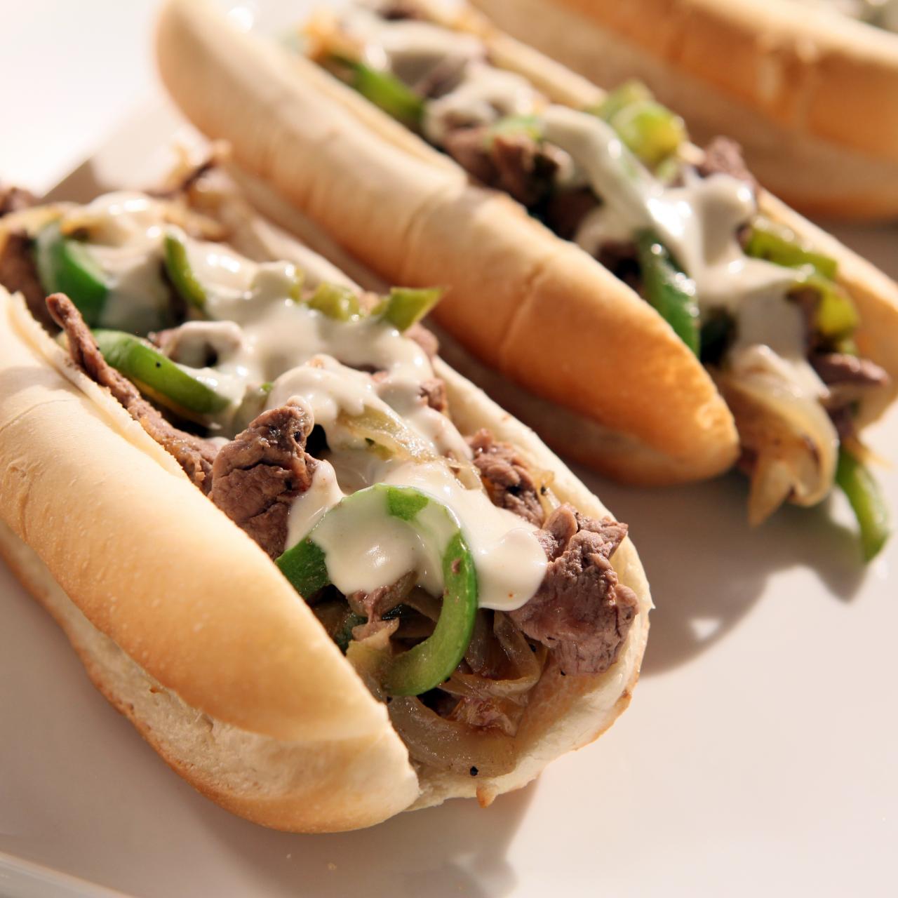 Philly Cheesesteak Sandwiches - I Wash You Dry