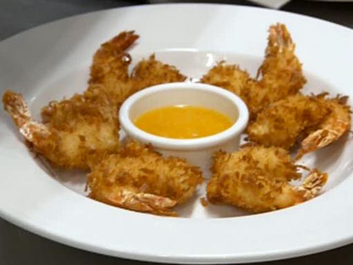 Coconut Shrimp with Mango Horseradish Recipe | Robert Irvine | Food Network