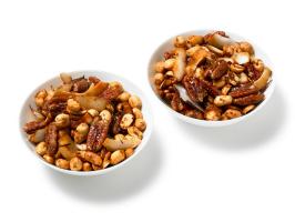 Indian-Spiced Nuts With Coconut