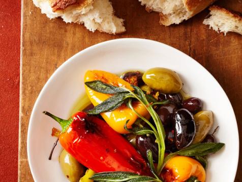 Fried Peppers and Olives
