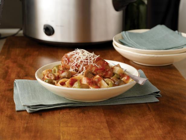 Savory Slow Cooked Chicken Cacciatore Recipe Food Network