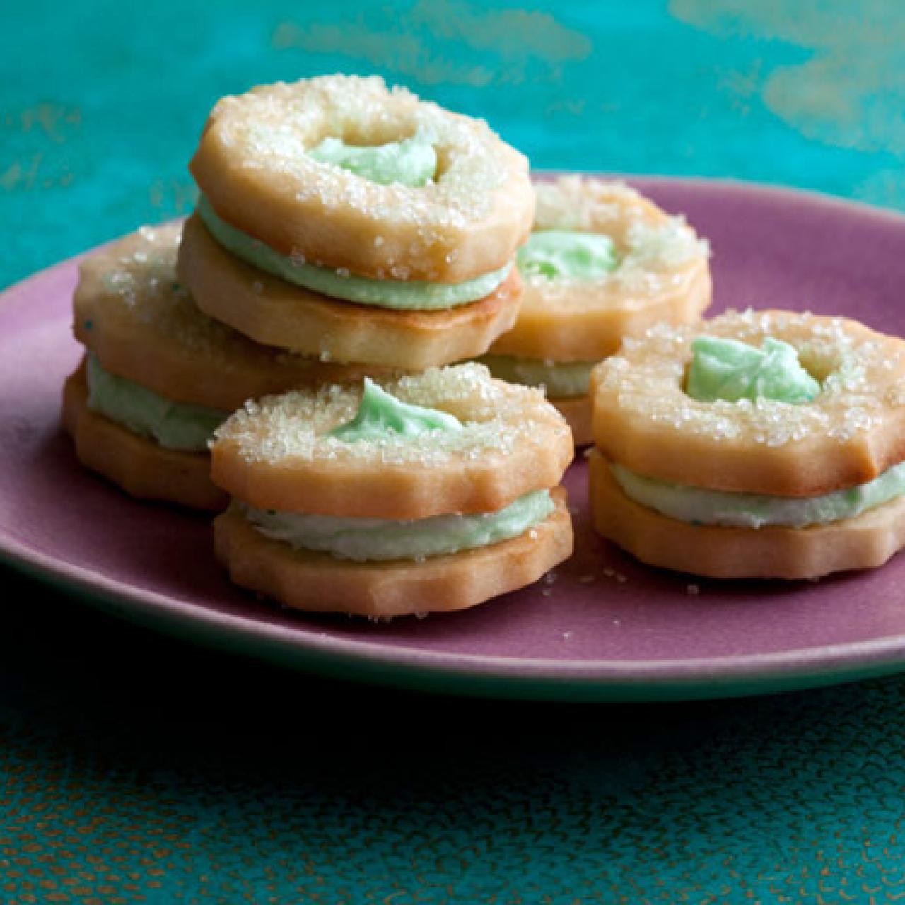 Delicate Mint Sandwich Holiday Cookies Recipe, Melissa d'Arabian