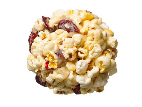Cranberry-Ginger Popcorn Balls