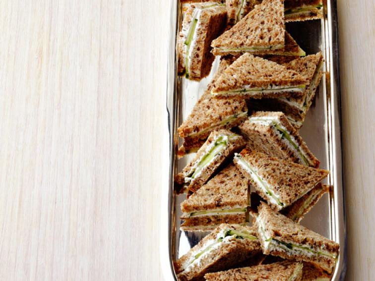 Herbed Goat Cheese Sandwiches Recipe | Ina Garten | Food Network