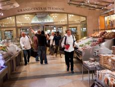 Food Network's culinary production team shares what was needed to pull off the Grand Central Station challenge on episode two of The Next Iron Chef.