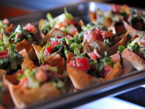 BLT Wonton Crunchies