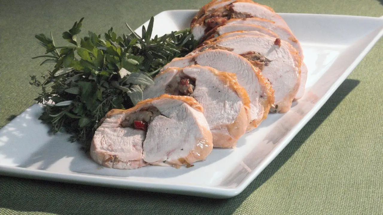 Neelys' Stuffed Turkey Breast